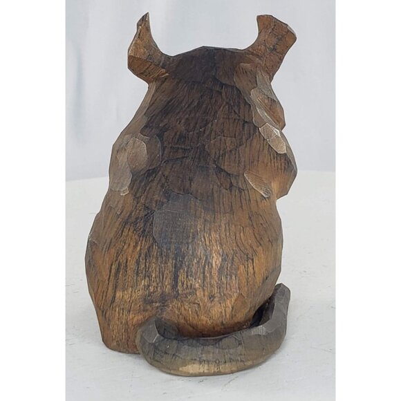 Arthur Shoemaker Mouse Wood Carved Miniature Animal Folk Art Vintage 1987 - Picture 5 of 9